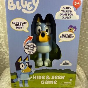 Bluey Hide and Seek Game Electronic Talking Bluey Figure 2 Players Ages 3+
